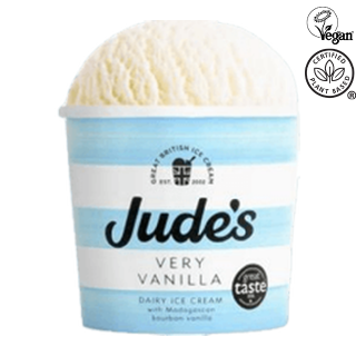 آيس كريم بالفانيليا نباتي