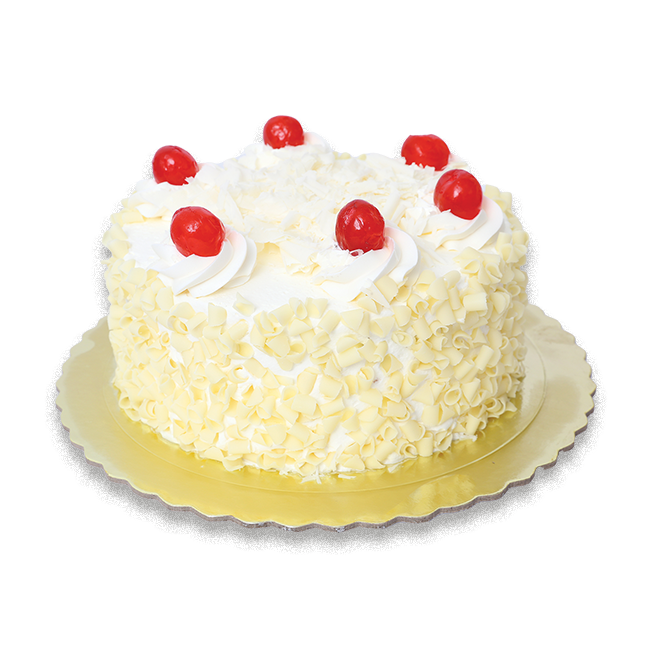 كيكة الغابة البيضاء وسط