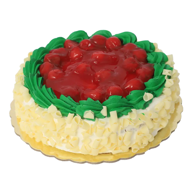 كيك أصفر بالفراولة 7 بوصة