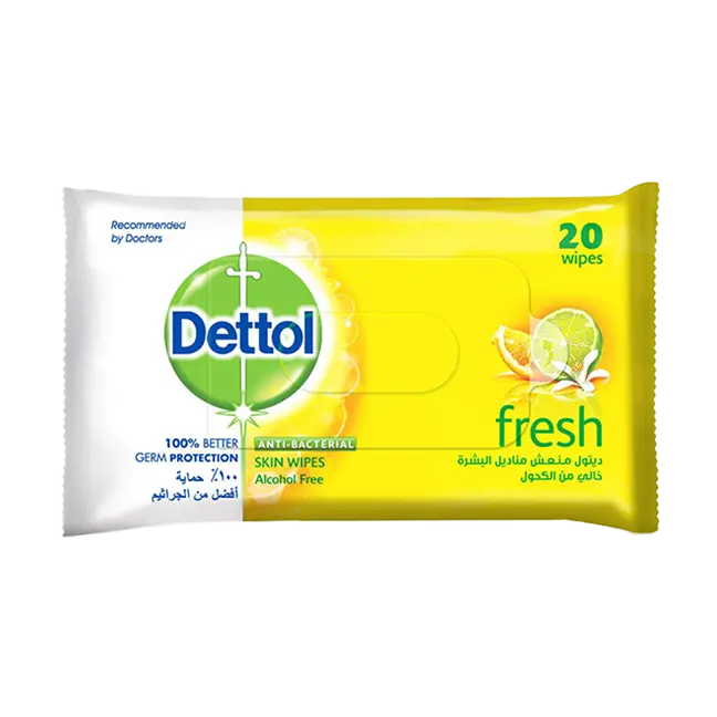 مناديل مبللة للعناية بالبشرة