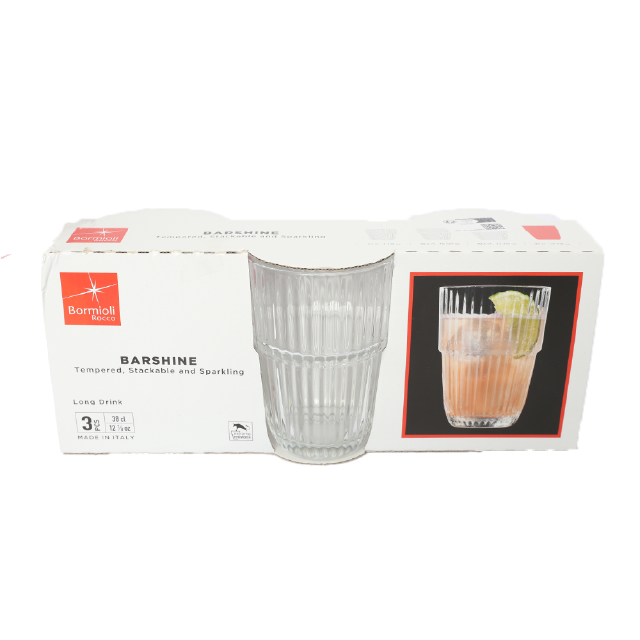 طقم كاسات زجاج 3 قطع