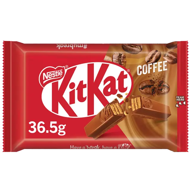 أصابع ويفر شوكولا بنكهة قهوة