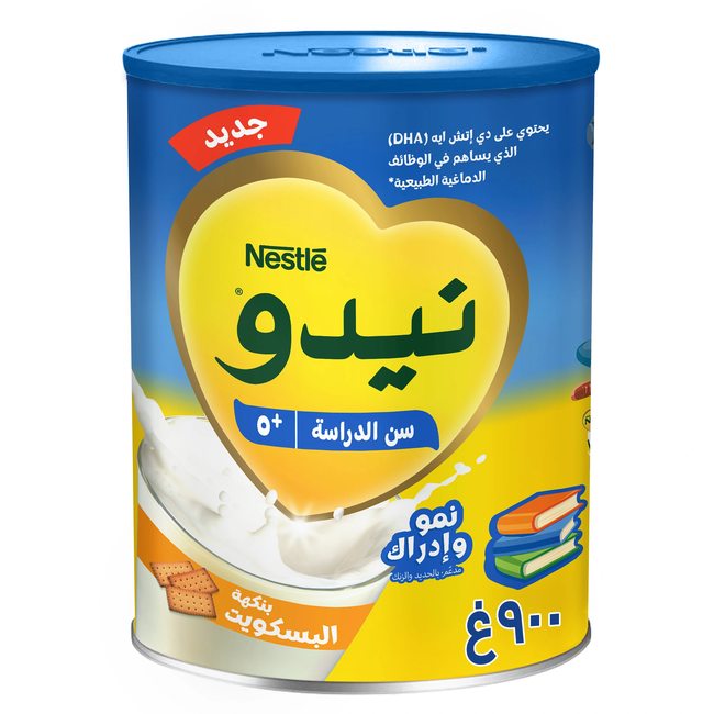 5+ حليب بنكهة البسكويت