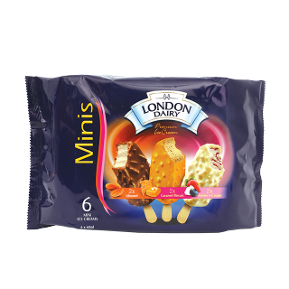 آيس كريم اعواد متنوع باللوز والتوت