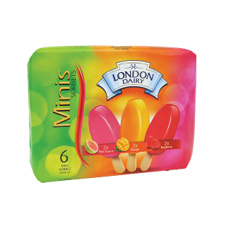 آيس كريم اعواد متنوع مانجو توت وجوافة