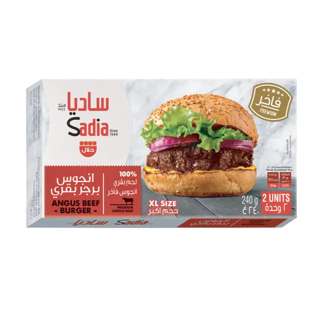 برجر بقري أنجوس فاخر