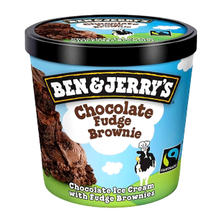 آيس كريم براونيز بالشوكولاتة