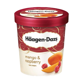 آيس كريم بالمانجو والتوت