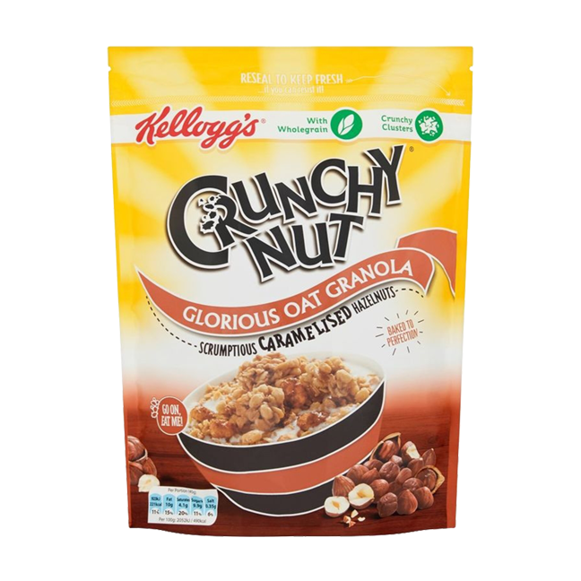 حبوب إفطار بالكراميل والمكسرات