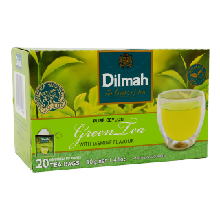 شاي أخضر بنكهة الياسمين