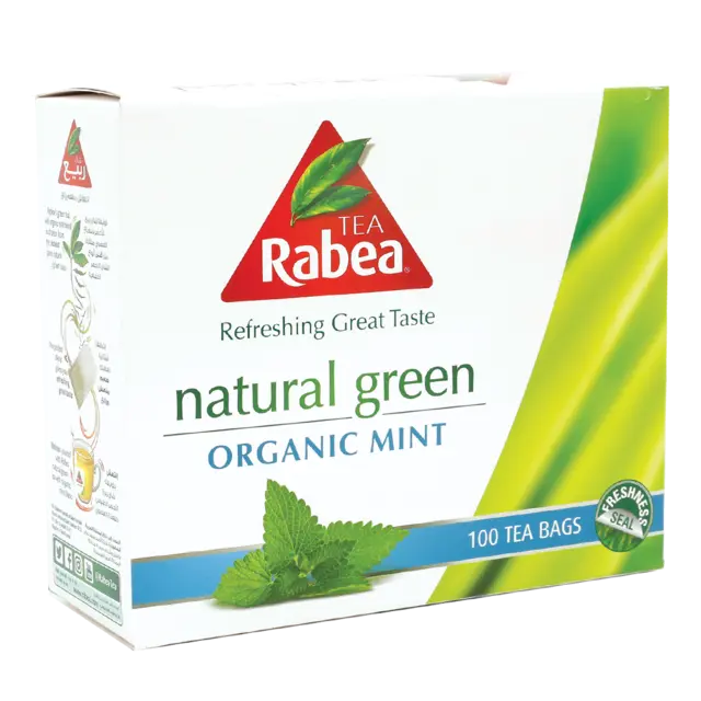 شاي الاخضر بالنعناع