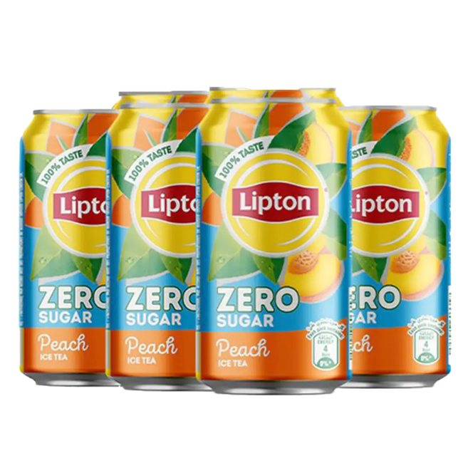 شاي مثلج زيرو بنكهة الخوخ