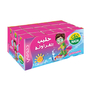 حليب جونيور بنكهة الفراولة طويل الأجل