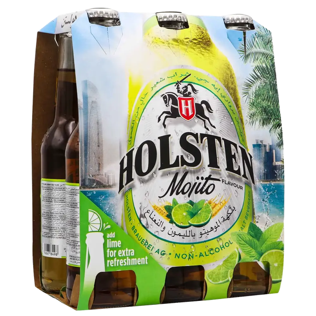 شراب الشعير بنكهة الموهيتو بالليمون والنعناع