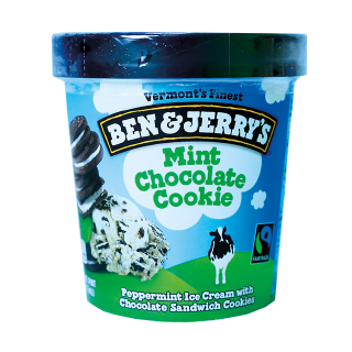 آيس كريم الشوكولاتة بالنعناع