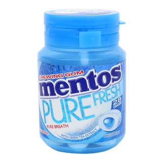 لبان مضغ بنكهة النعناع المنعش خال من السكر ورائع لنفس منتعش يدوم طويلاً