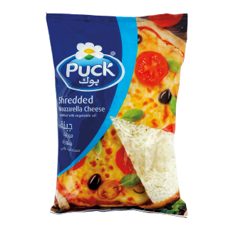 جبنة موزاريلا مبشورة معدلة بالزيت النباتي