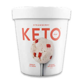 آيس كريم بالفراولة