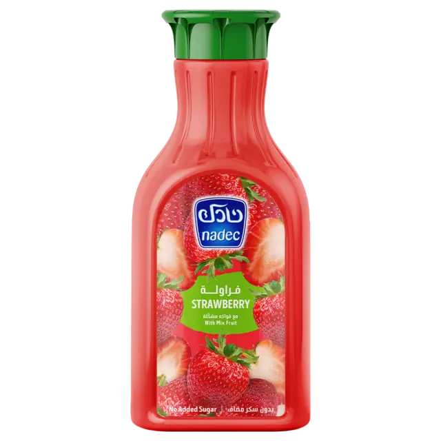 نكتار الفراولة مع الفواكه المشكلة