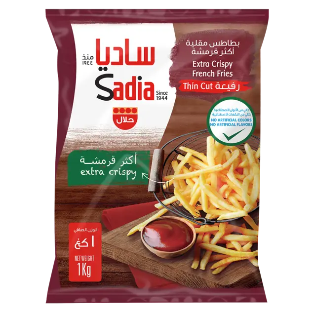 بطاطس مقلية رفيعة أكثر قرمشة