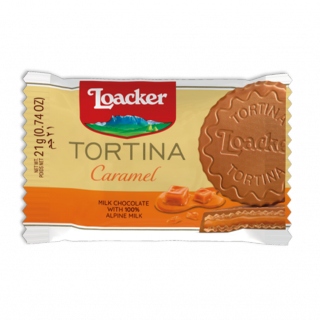 تورتينا بالشوكولاتة والكراميل